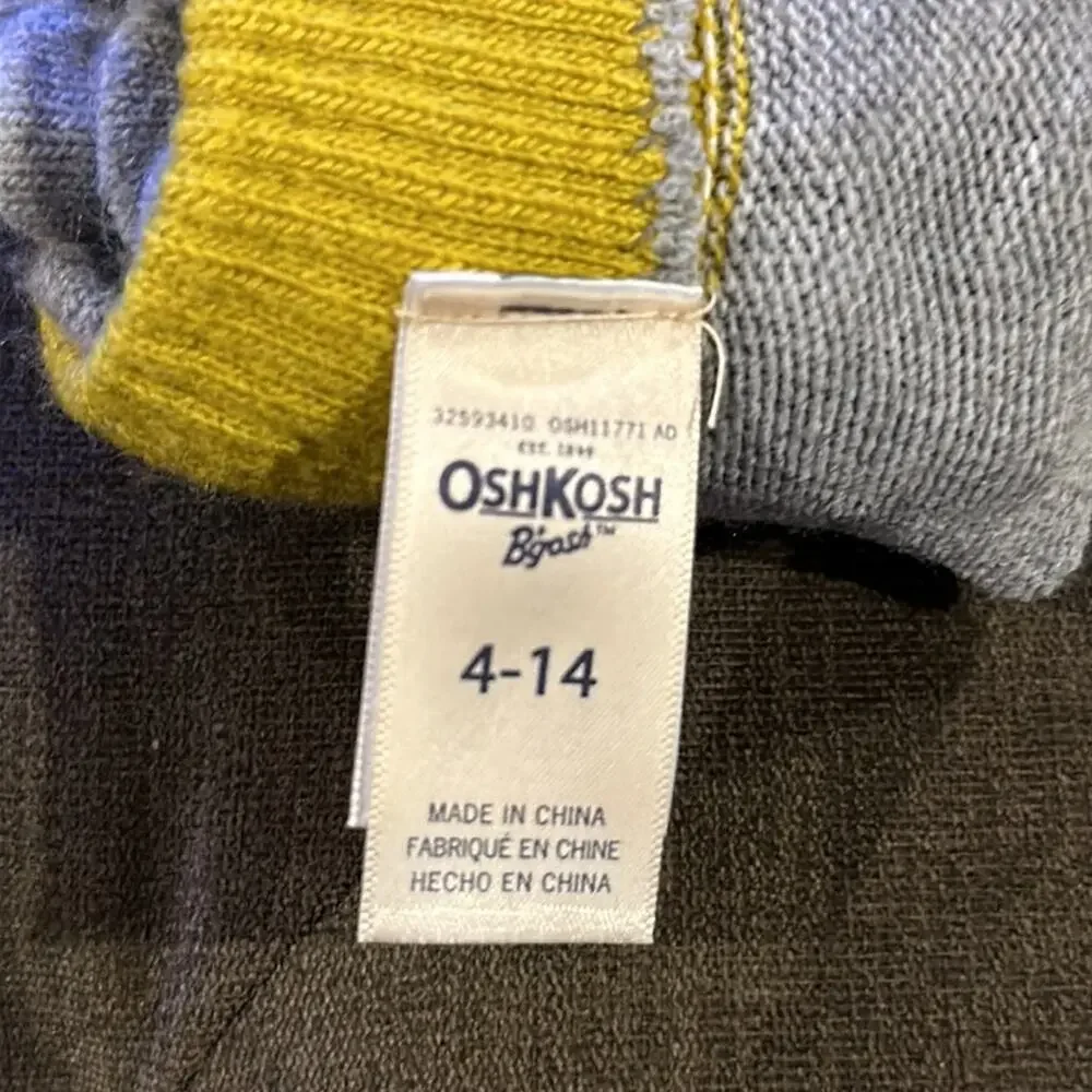 Oshkosh dinosaur gloves size 4-14